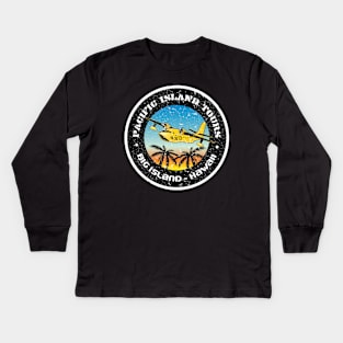 HI-50 Pacific Island Tour Kids Long Sleeve T-Shirt